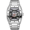 Donna Karan New York Urban Herrenuhr silber schwarz