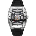 Donna Karan New York Urban Herrenuhr silber schwarz