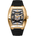 Donna Karan New York Active Urban Herrenuhr gold schwarz