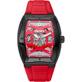 Donna Karan New York Active Urban Herrenuhr schwarz rot