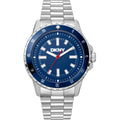 Donna Karan New York Active Herrenuhr silber blau