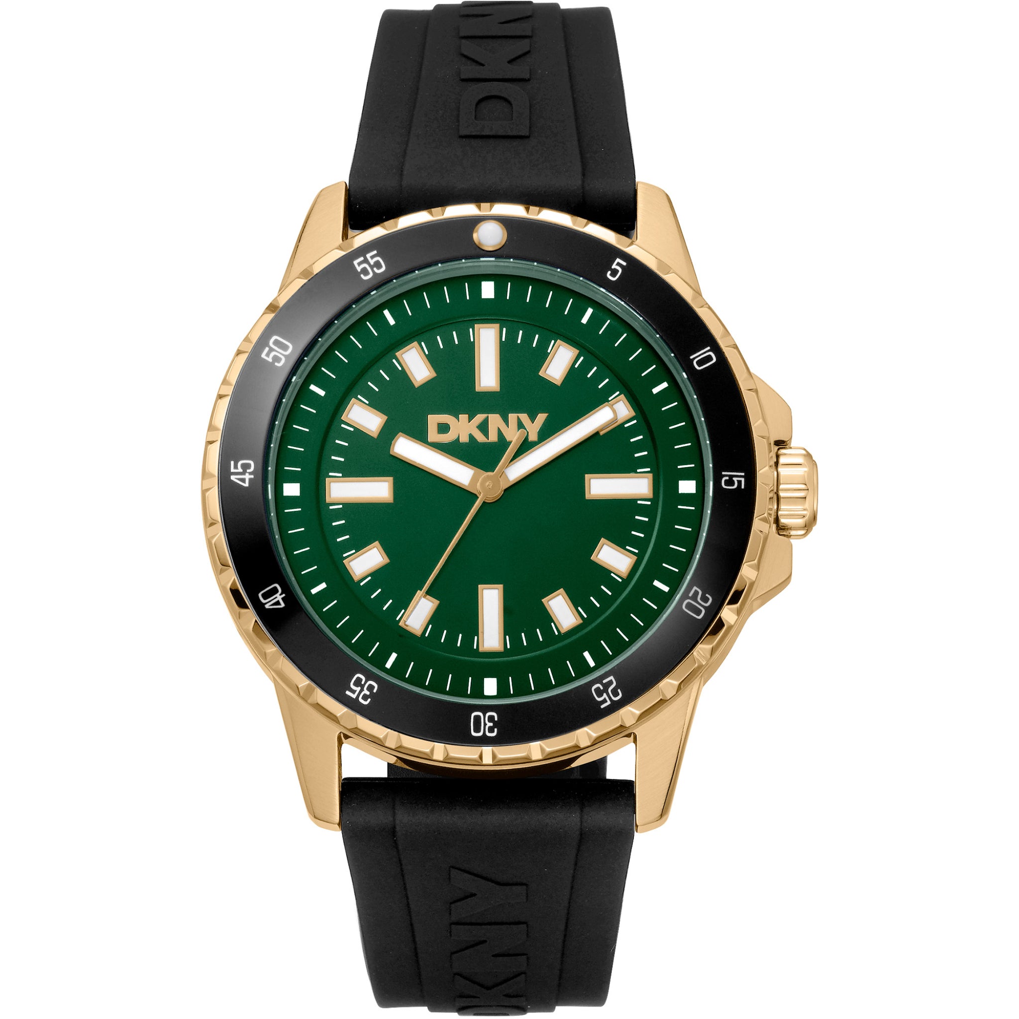 Donna Karan New York Active Herrenuhr gold schwarz gruen