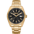 Donna Karan New York Everyday Herrenuhr gold schwarz