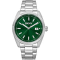 Donna Karan New York Everyday Herrenuhr silber gruen