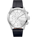 Donna Karan New York Active Chronograph Herrenuhr silber schwarz