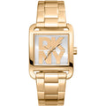 Donna Karan New York City Maxi Damenuhr gold silber