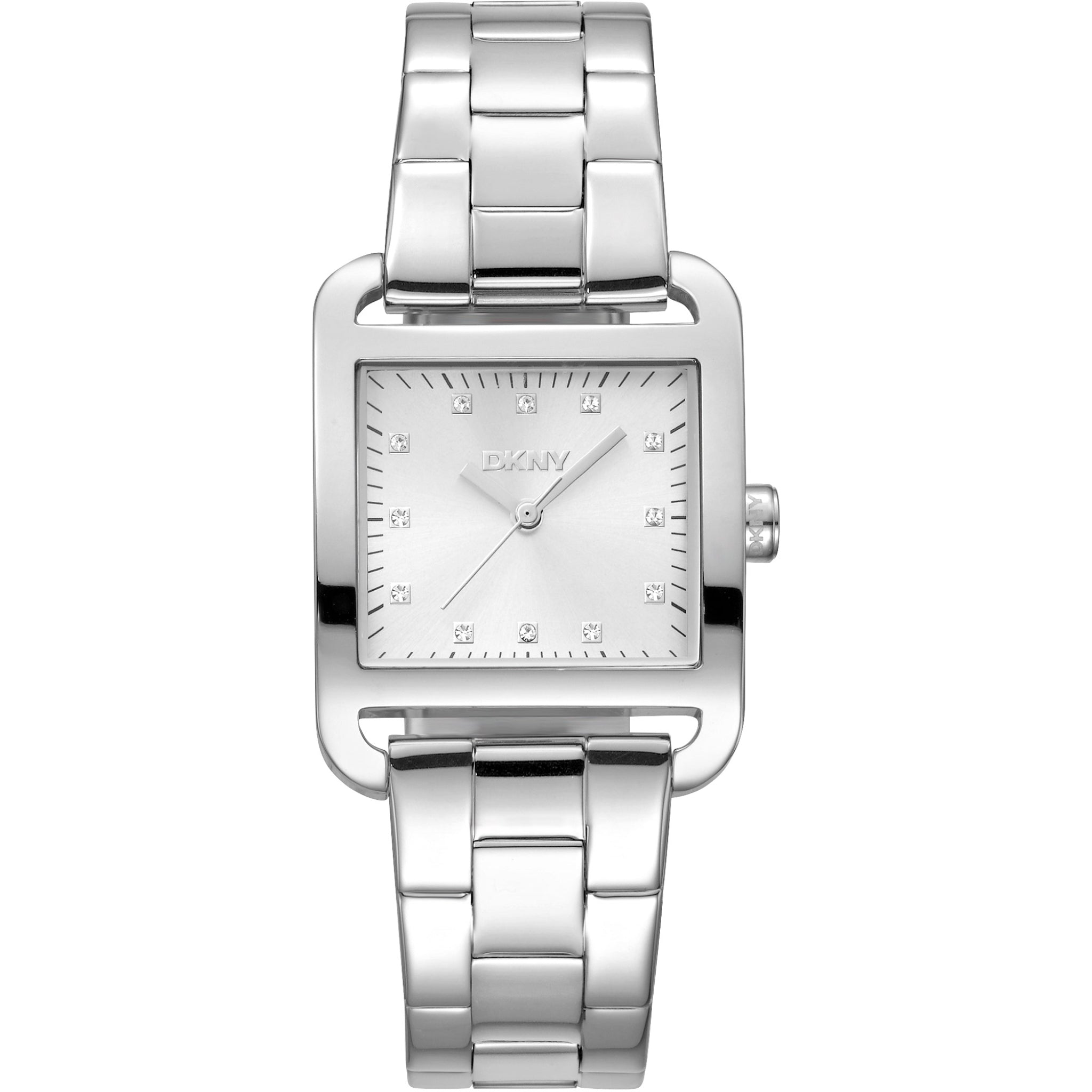 Donna Karan New York City Midi Damenuhr silber Edelstahl