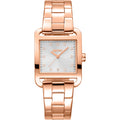 Donna Karan New York City Midi Damenarmbanduhr Roségold Edelstahl