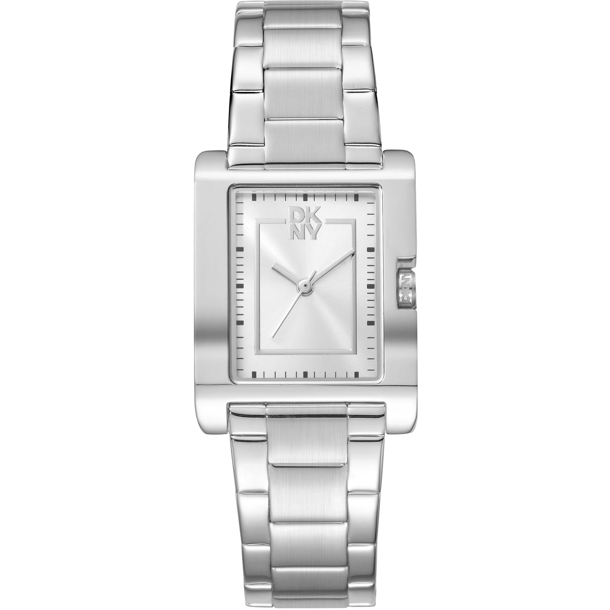 Donna Karan New York Westside Midi Damenuhr silber
