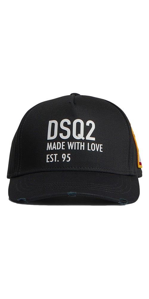 Dsquared2 Made With Love Baseball Cap Schwarz Unisex