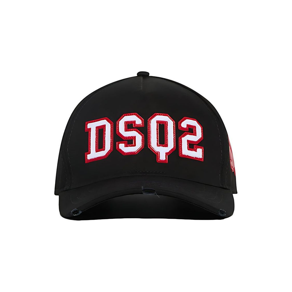 Dsquared2 DSQ2 Baseball Cap aus Baumwolle Schwarz