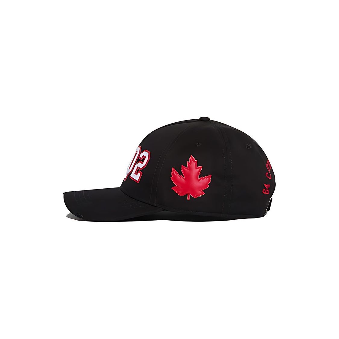 Dsquared2 DSQ2 Baseball Cap aus Baumwolle Schwarz