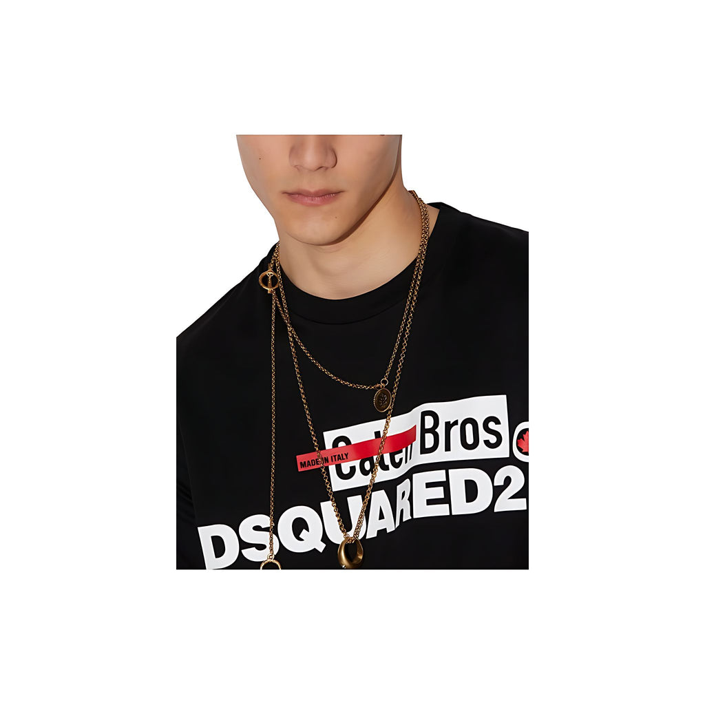 Dsquared2 Caten Bros T-Shirt Herren Schwarz