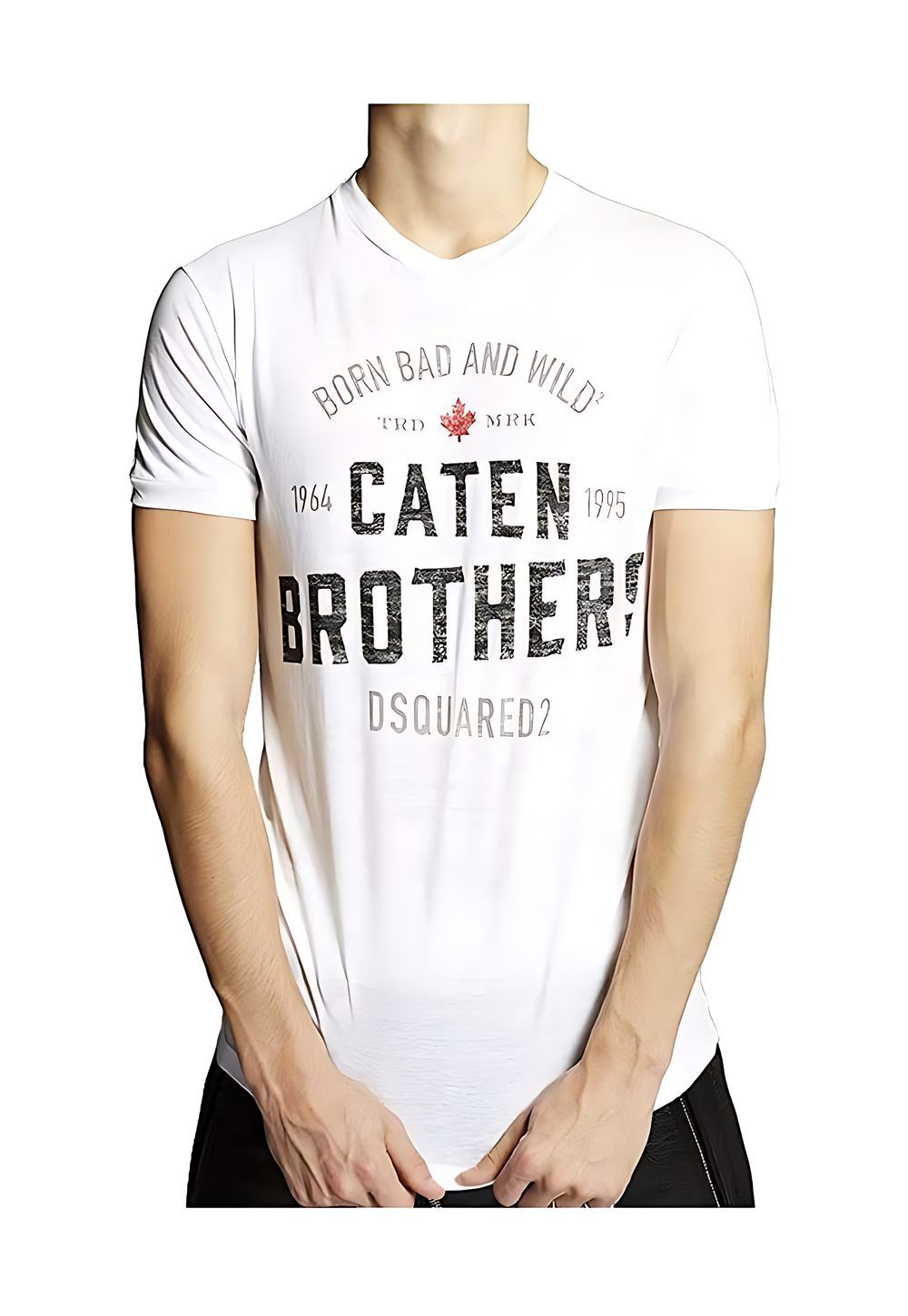 Dsquared2 Caten Brothers T-Shirt Herren Weiß