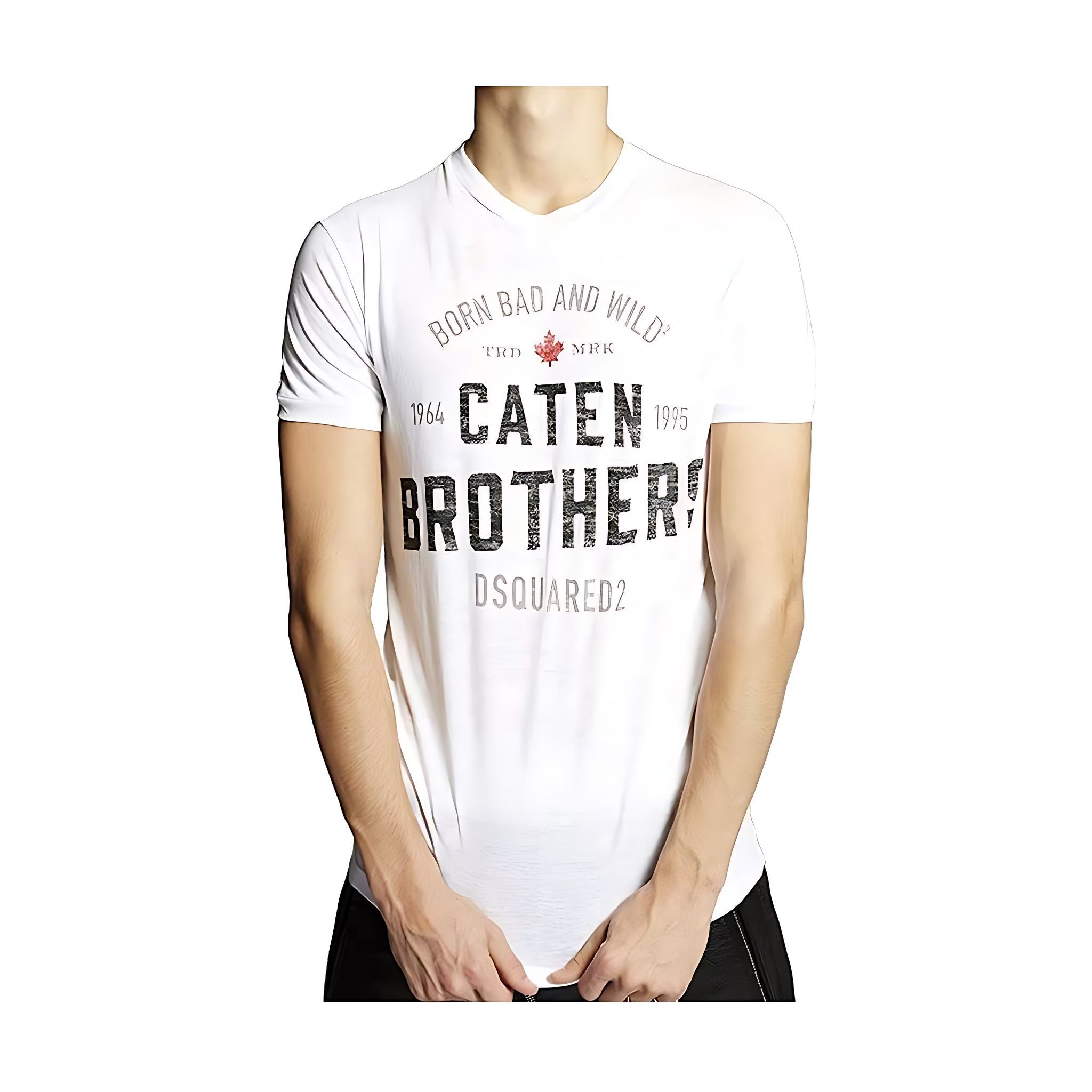 Dsquared2 Caten Brothers T-Shirt Herren Weiß