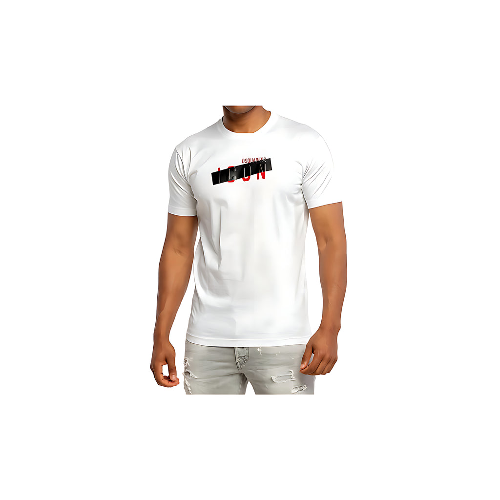 Dsquared2 Cool Fit Tape Shirt Weiß Herren