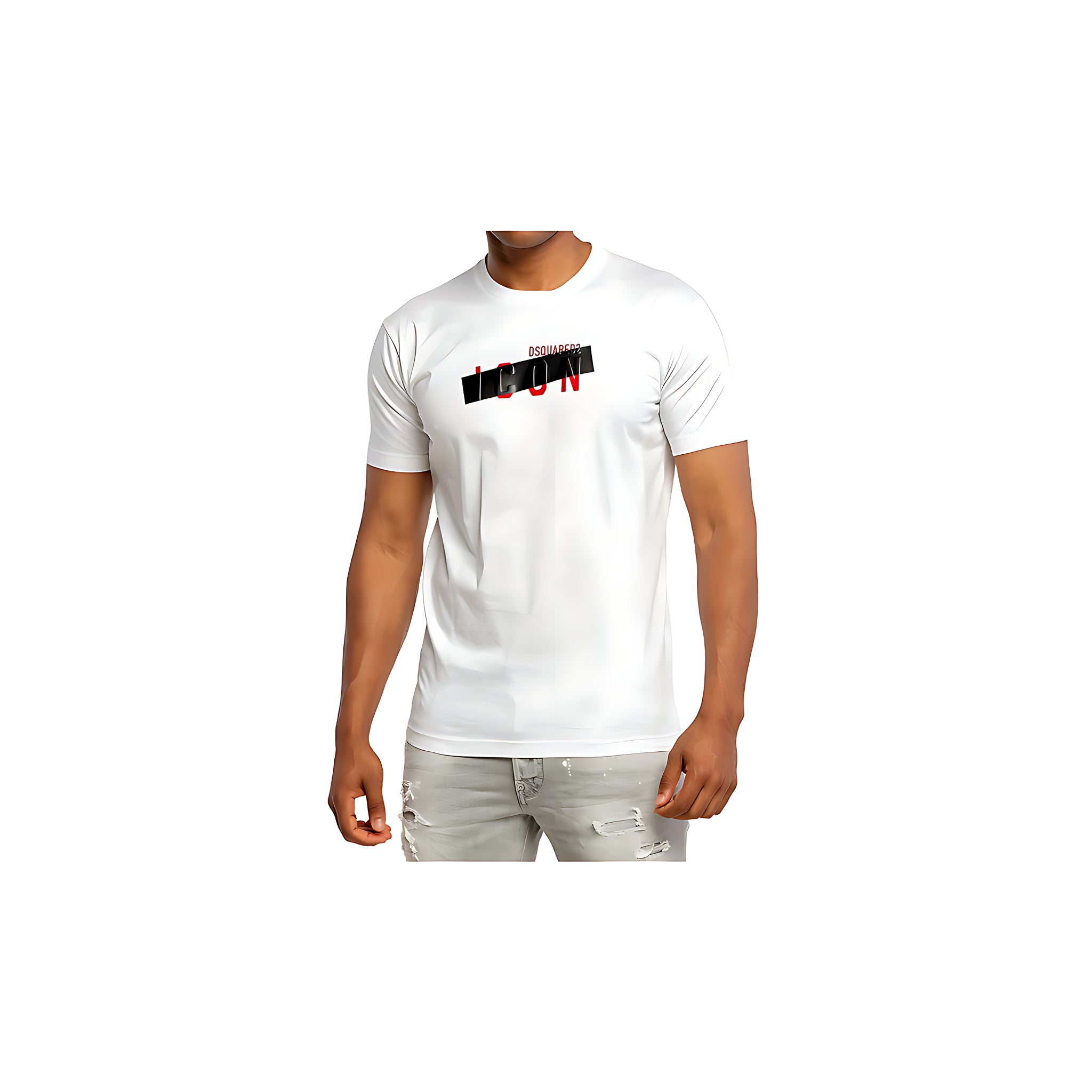 Dsquared2 Cool Fit Tape Shirt Weiß Herren