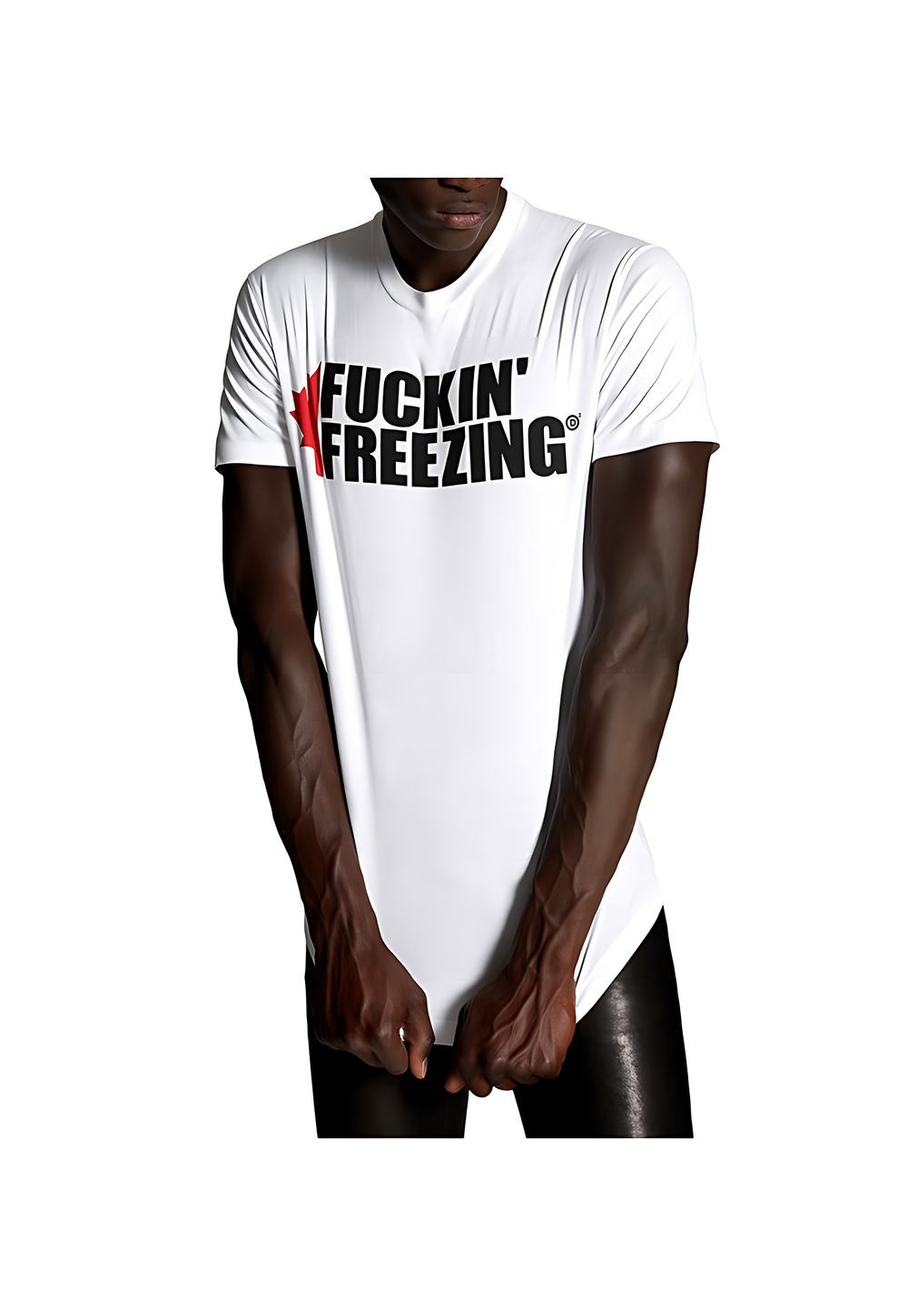 Dsquared2 Icon Fuckin' Freezing T-Shirt Weiß Herren