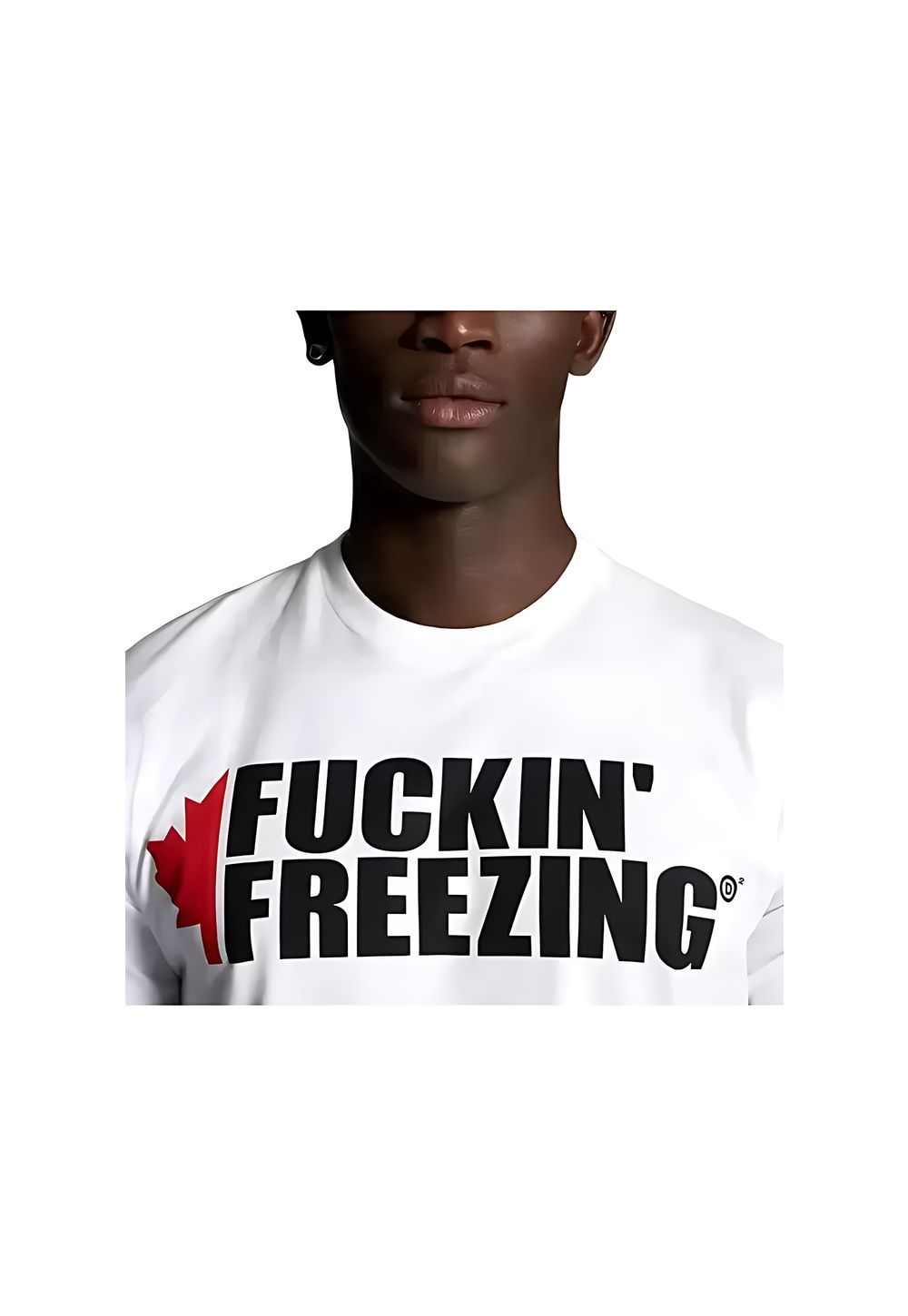 Dsquared2 Icon Fuckin' Freezing T-Shirt Weiß Herren