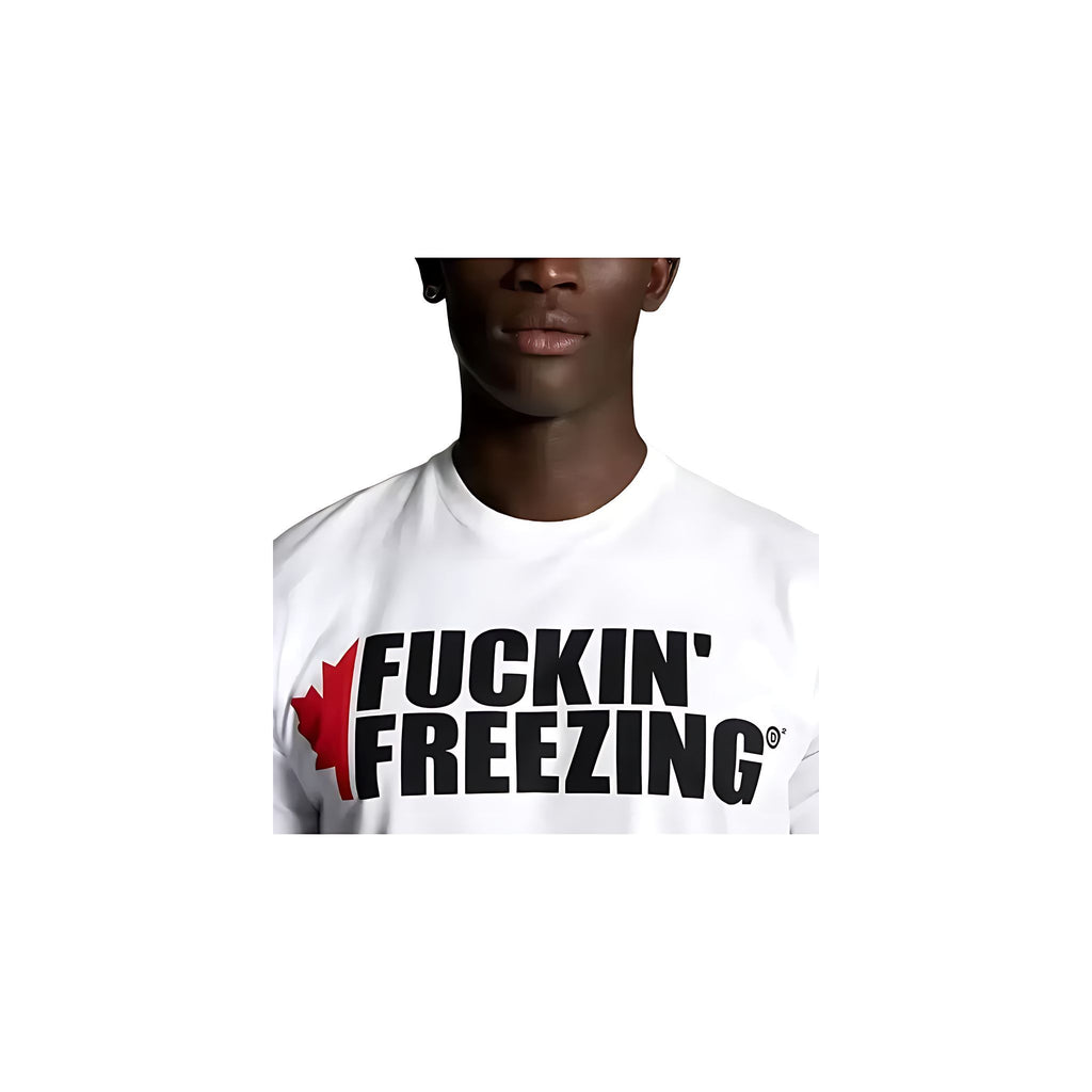 Dsquared2 Icon Fuckin' Freezing T-Shirt Weiß Herren