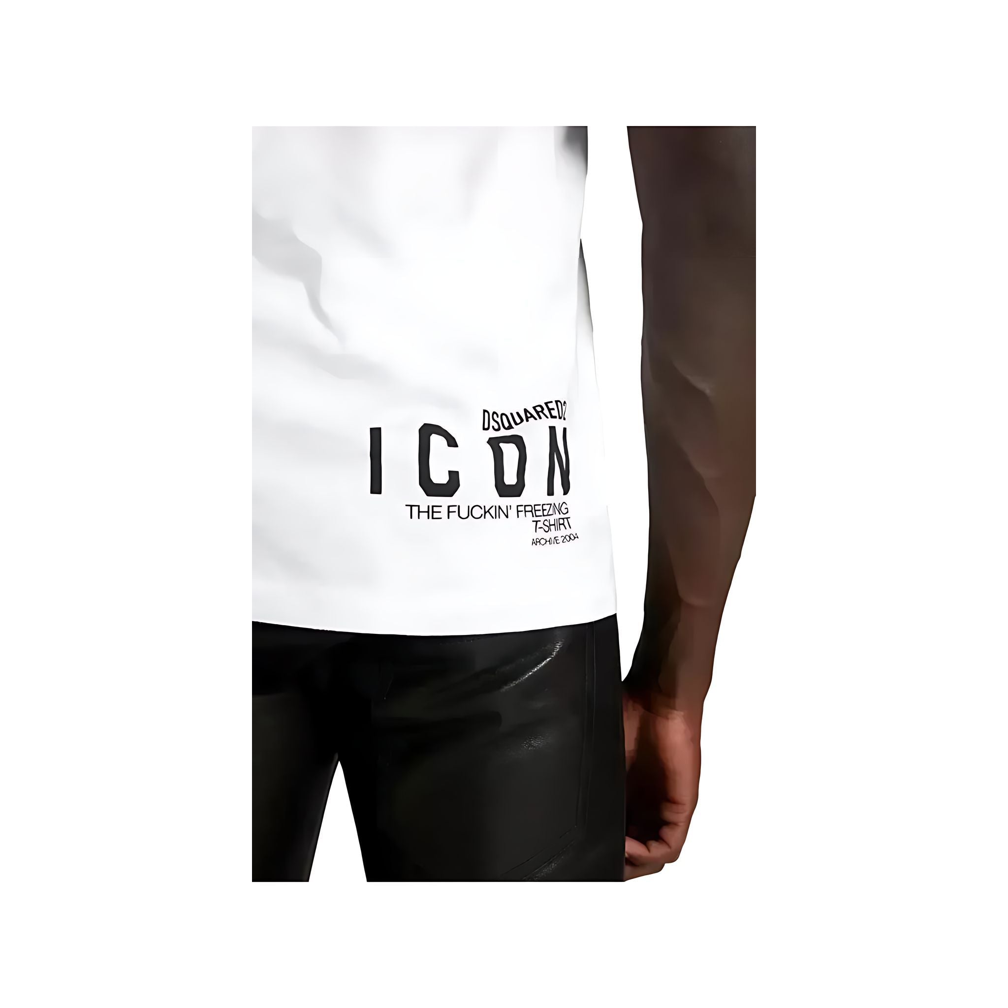 Dsquared2 Icon Fuckin' Freezing T-Shirt Weiß Herren