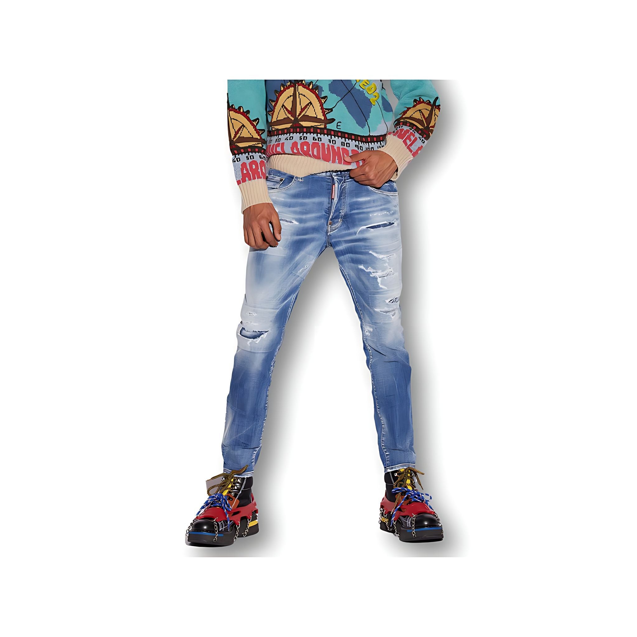 Dsquared2 Light Sandy Jeans Blau Herren