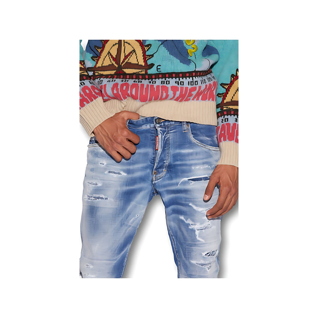 Dsquared2 Light Sandy Jeans Blau Herren