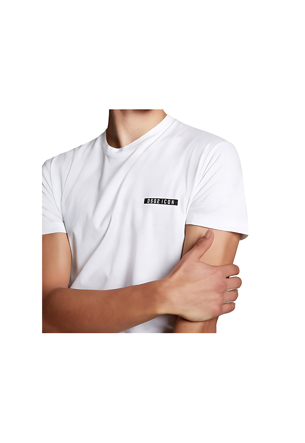 Dsquared2 T-Shirt Baumwolle Weiß Herren