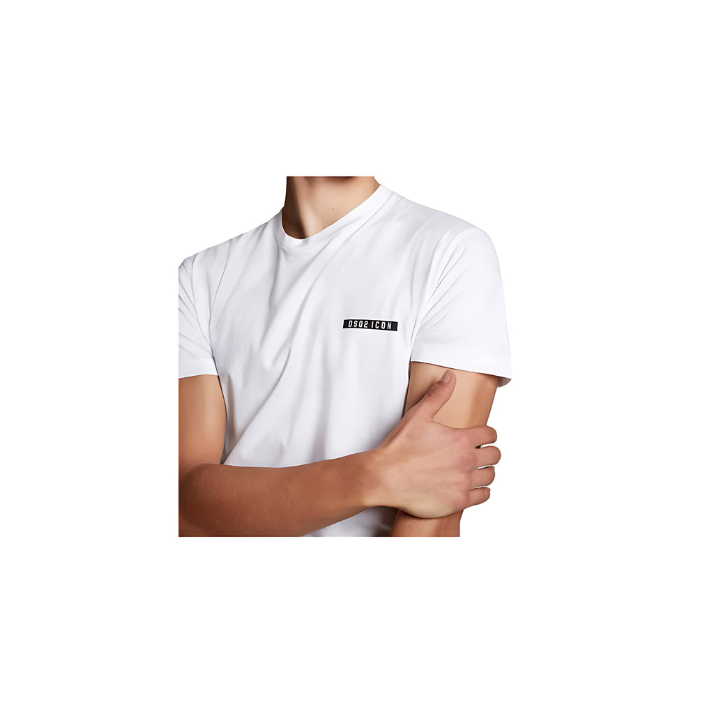 Dsquared2 T-Shirt Baumwolle Weiß Herren