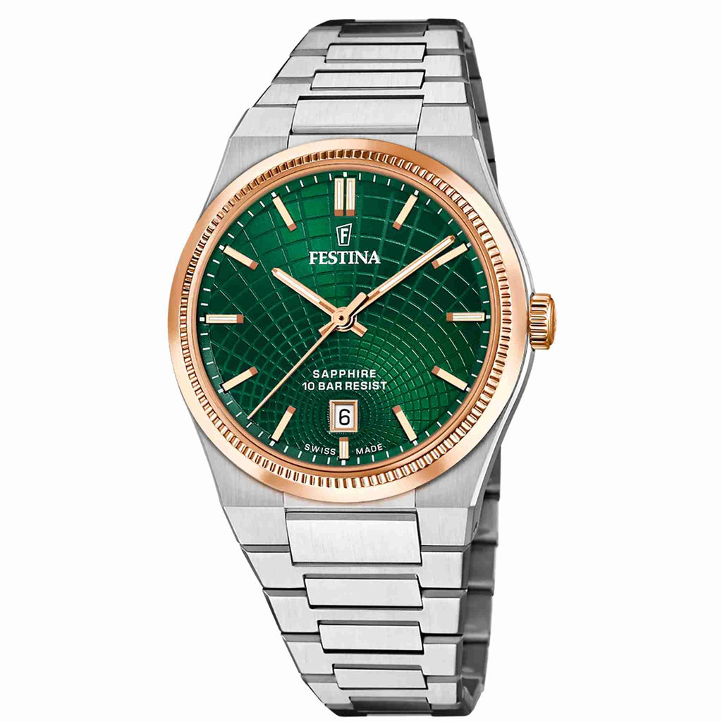Festina Swiss Made Herrenuhr  Rivé F20065