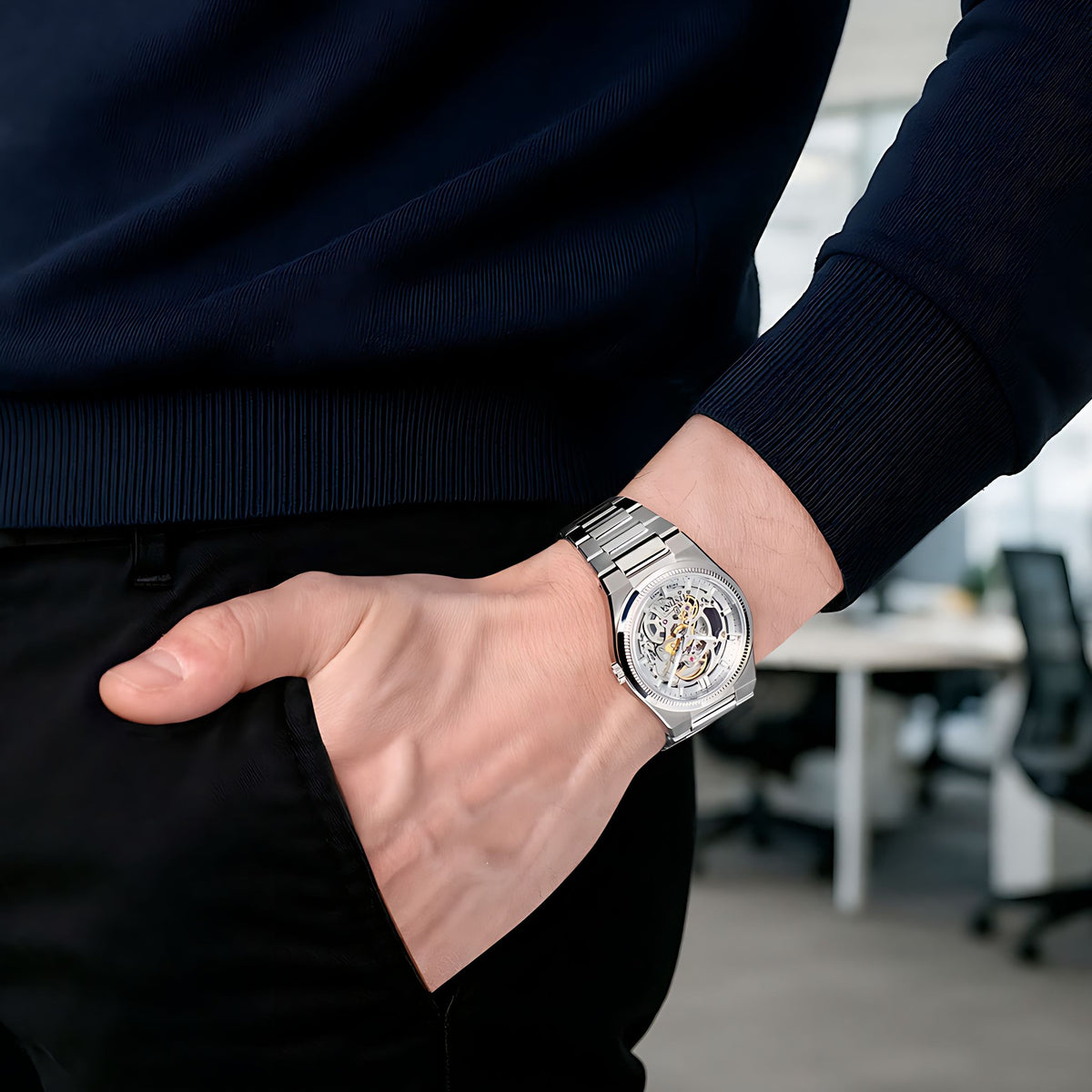 Festina Swiss Made Herren Automatikuhr F20069/1