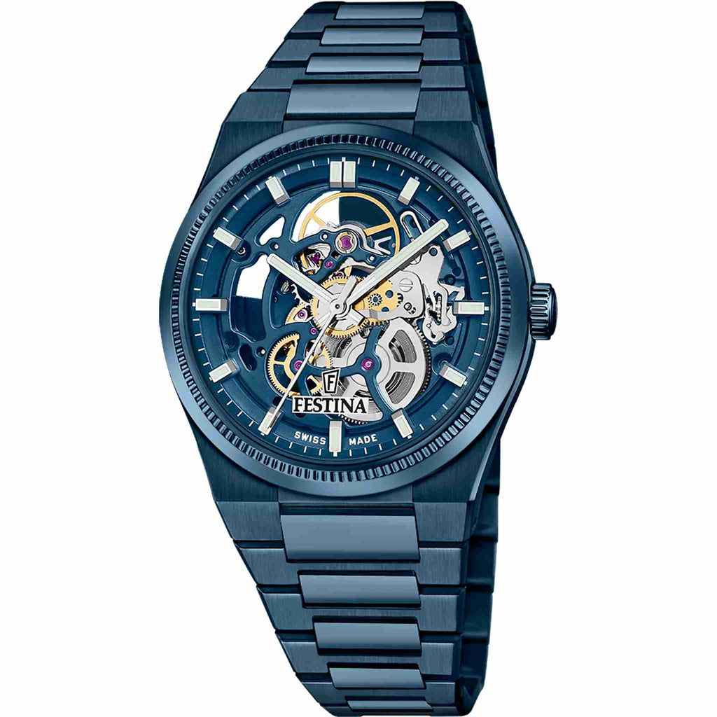 Festina Swiss Made Rivé Sq Herren Automatikuhr F20071/1
