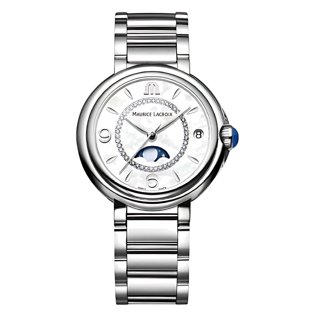 Maurice Lacroix FIABA Moonphase 32 mm Perlmutt Diamanten FA1084-SS002-170-1