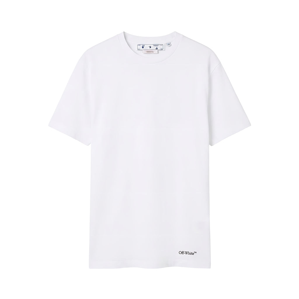 Off-White Scribble Diagram Slim Tee White Black