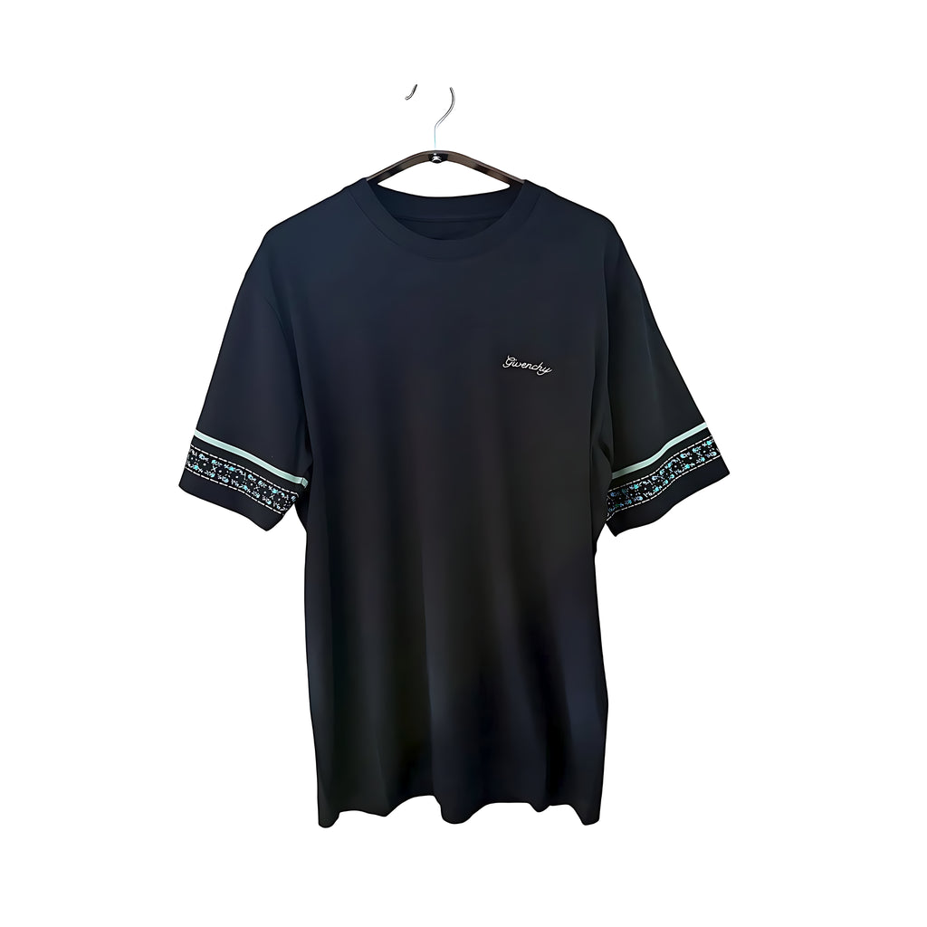 Givenchy Flower Sleeve T-Shirt Herren schwarz