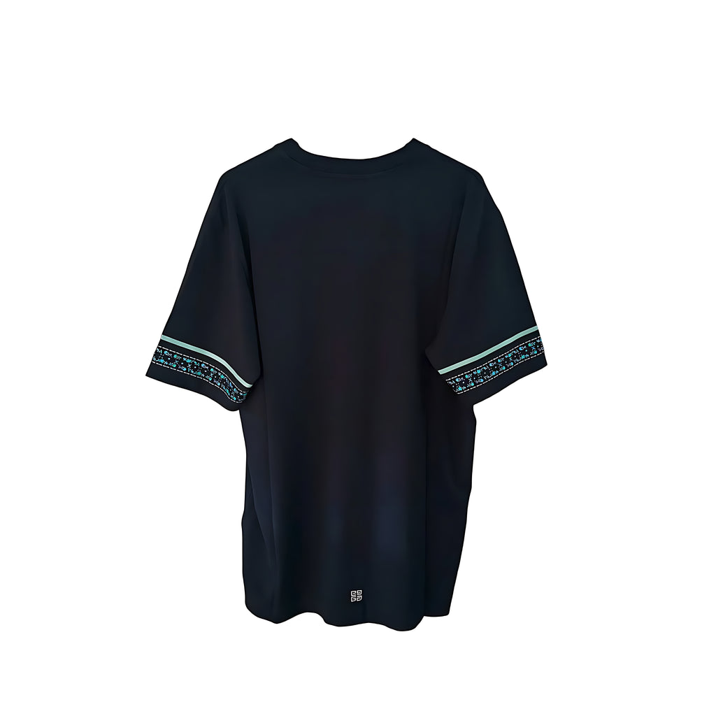 Givenchy Flower Sleeve T-Shirt Herren schwarz