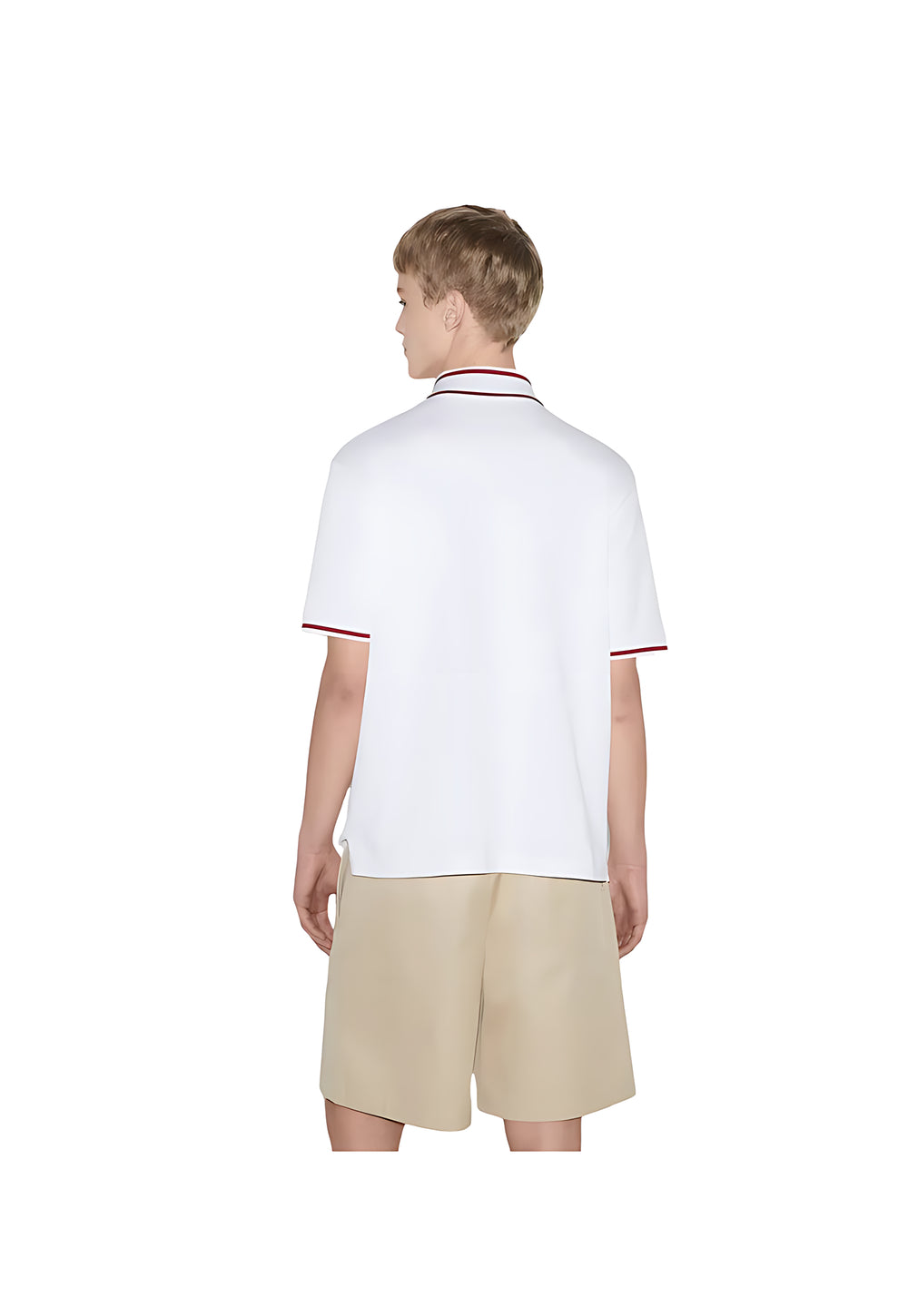 Gucci Polo Shirt aus Baumwolle Weiß Herren