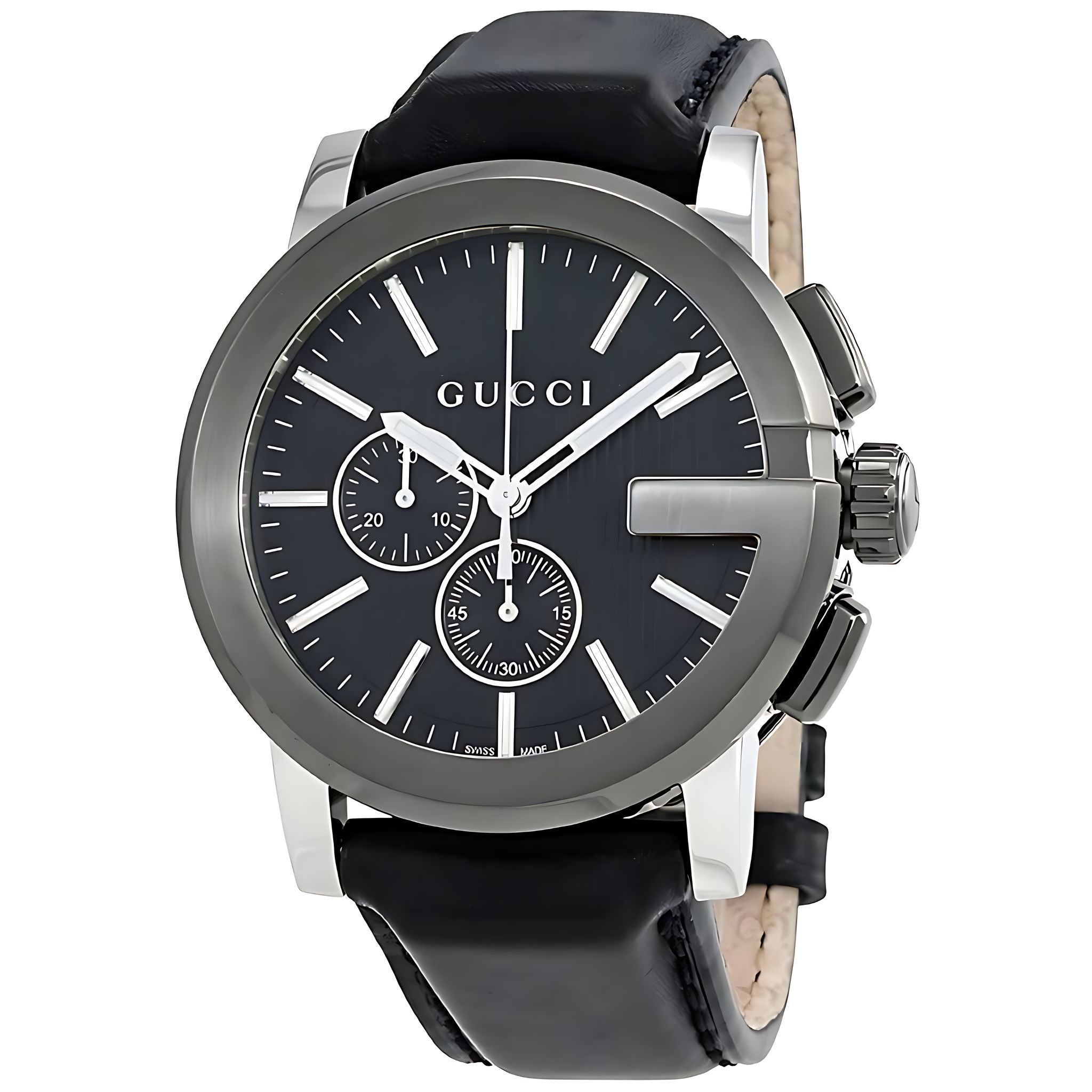 Gucci G-Chrono Herrenuhr aus Edelstahl Model YA101205