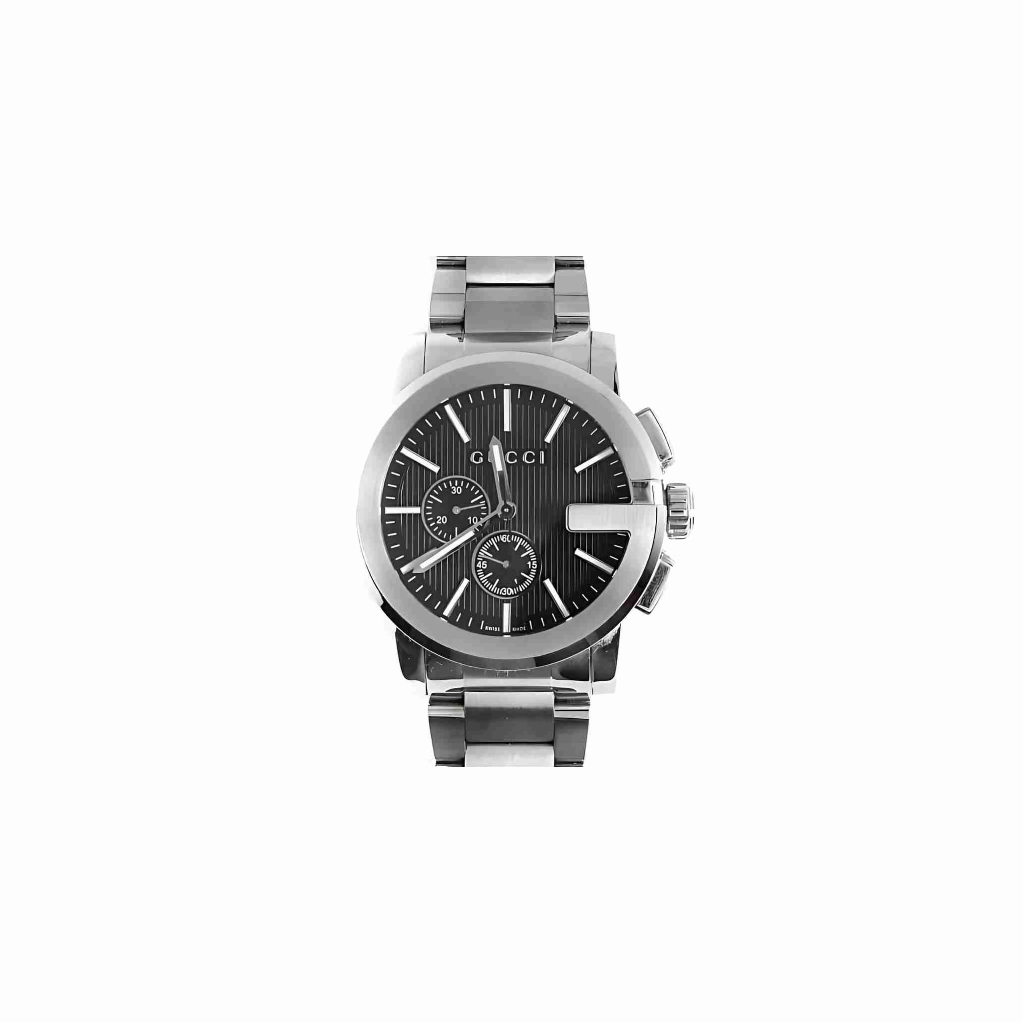 GUCCI G-Chrono Silber Schwarz YA101204