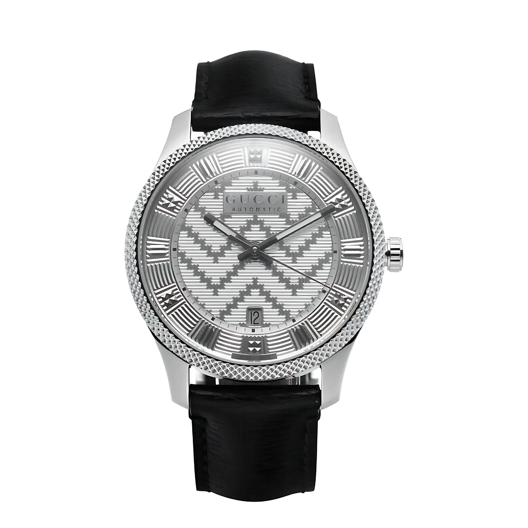 Gucci G-Timeless Eryx Herrenuhr aus Edelstahl Model YA126338