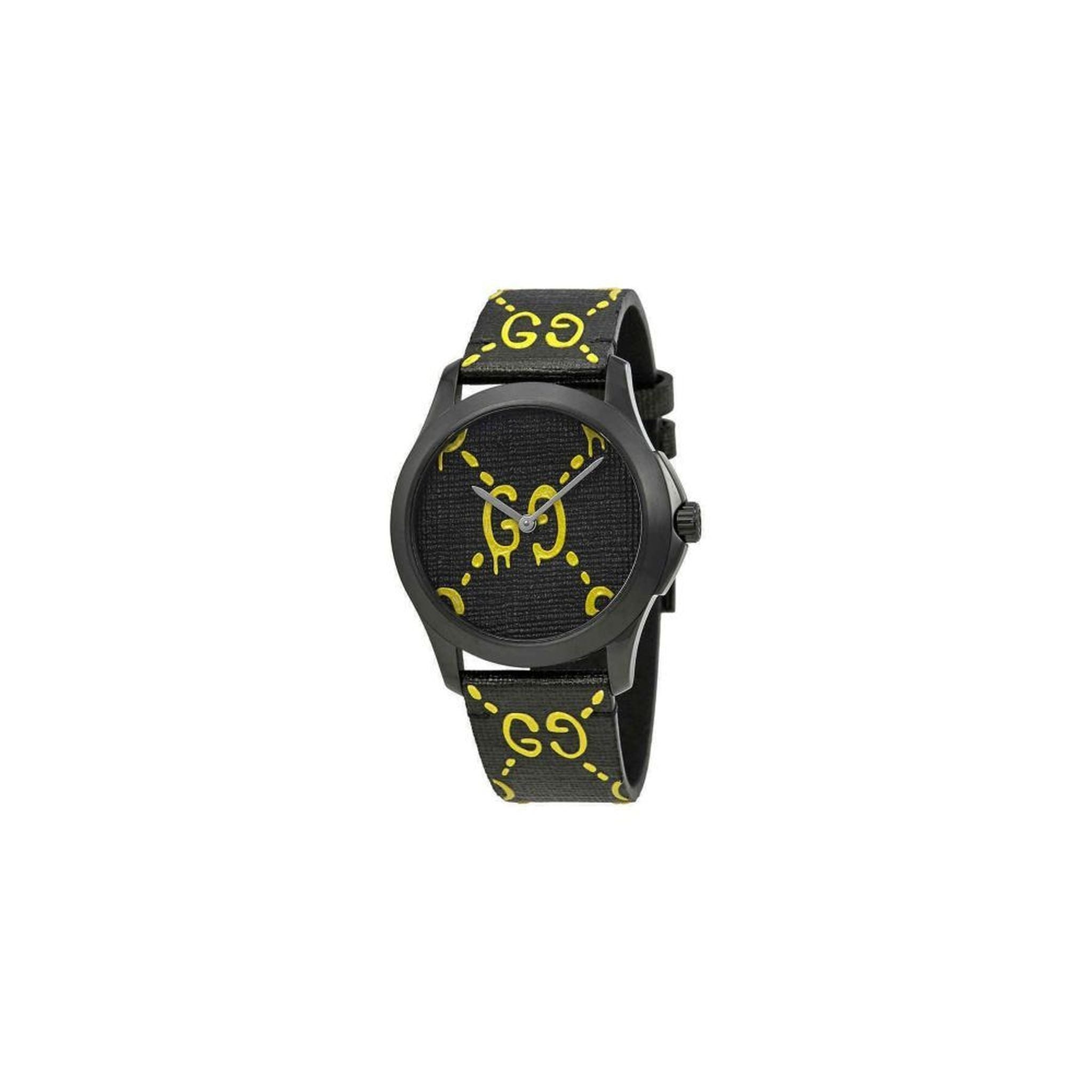 Gucci G-Timeless Ghost Herrenuhr aus Edelstahl Model YA1264019