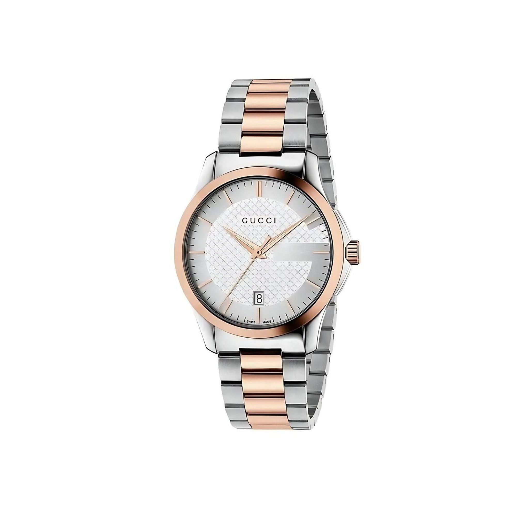 Gucci G-Timeless Herrenuhr aus Edelstahl Model YA126473