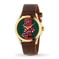 Gucci G Timeless Le Marche des Merveilles Damenuhr gold braun Lederarmband