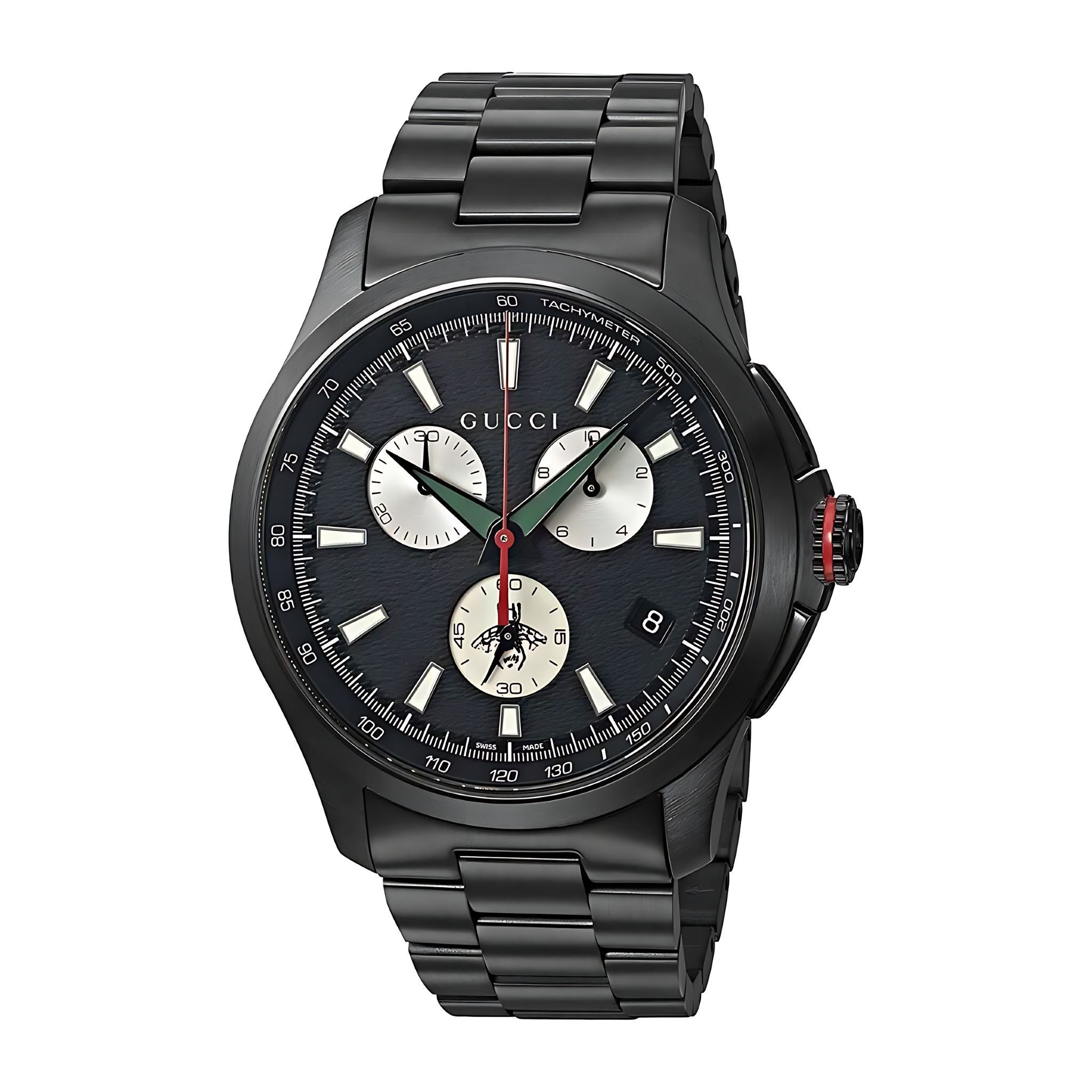 Gucci G-Timeless Herrenuhr aus Edelstahl Model YA126268