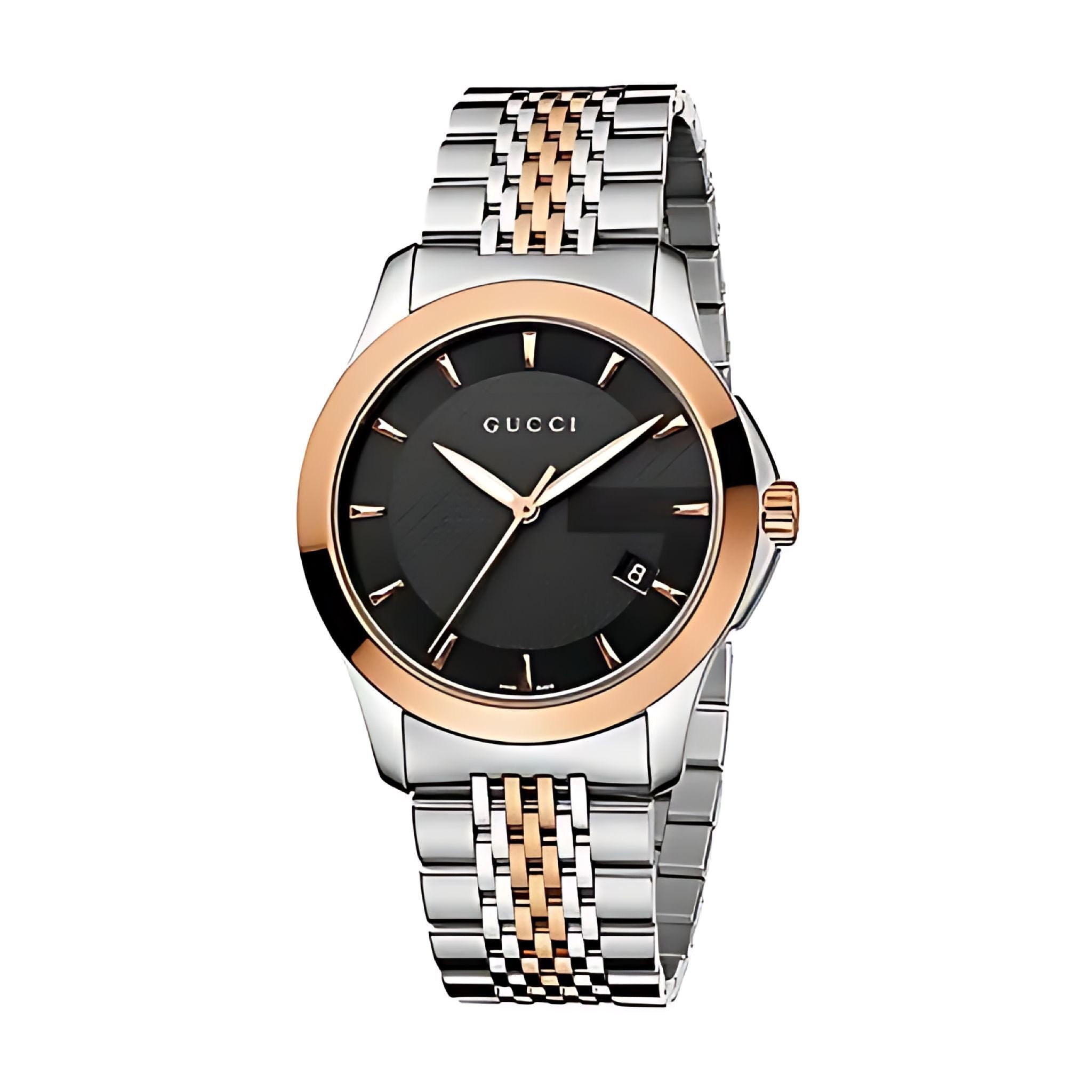 Gucci G-Timeless Herrenuhr aus Edelstahl Model YA126410