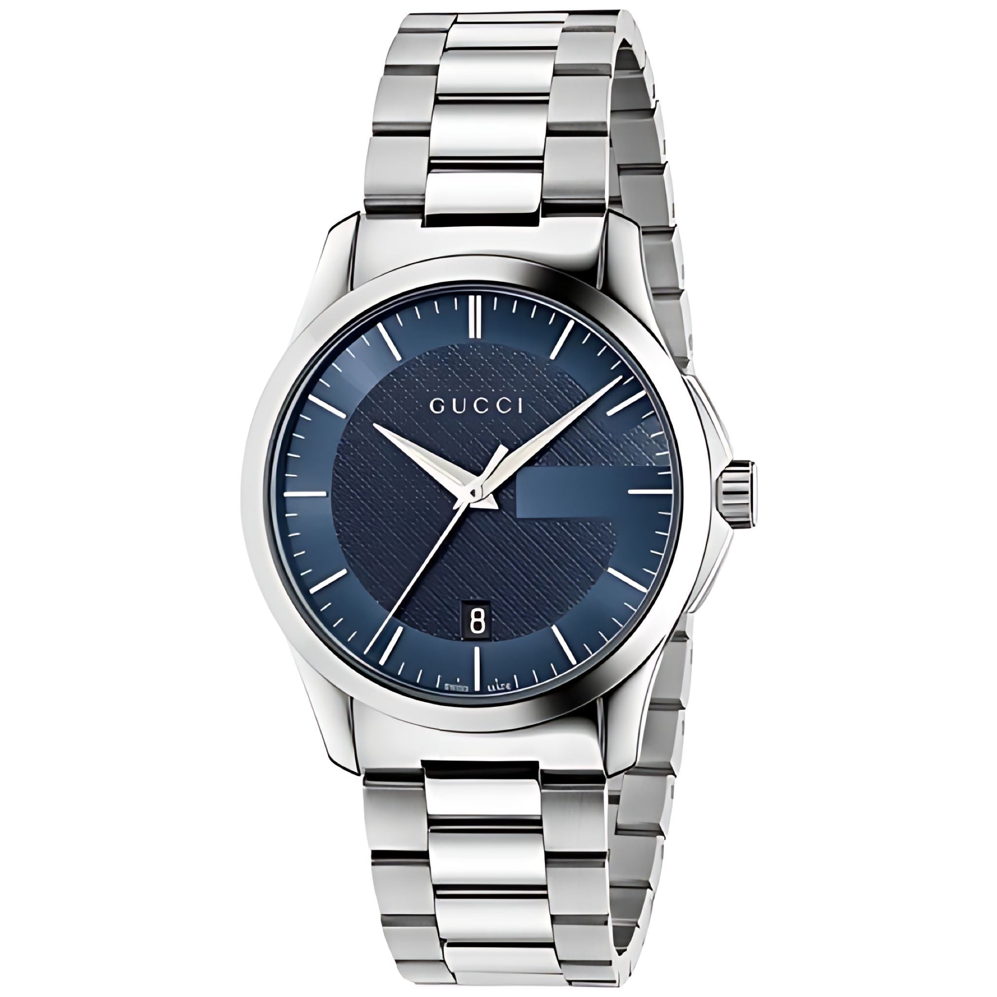 Gucci G-Timeless Herrenuhr aus Edelstahl Model YA126440