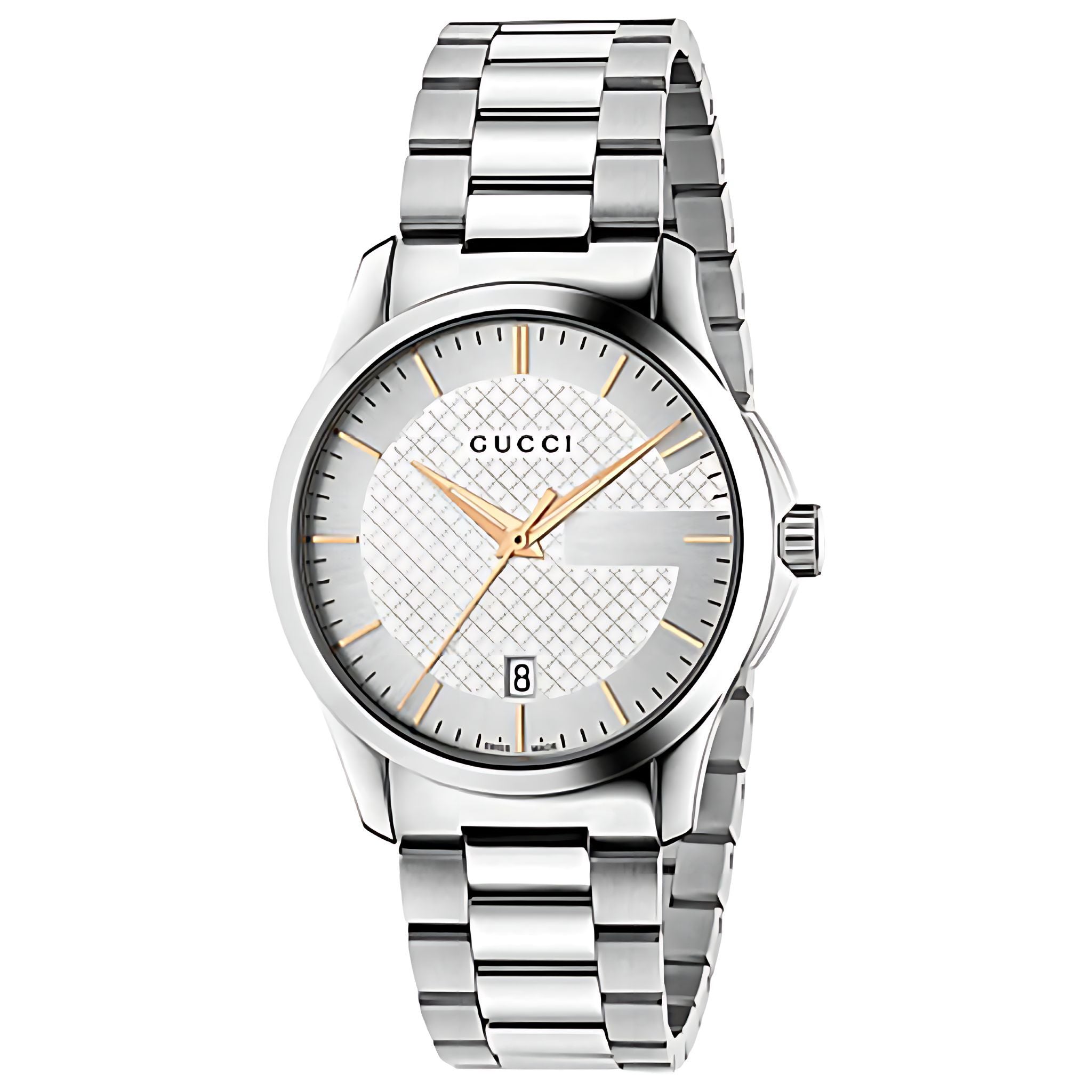 Gucci G-Timeless Herrenuhr aus Edelstahl Model YA126442
