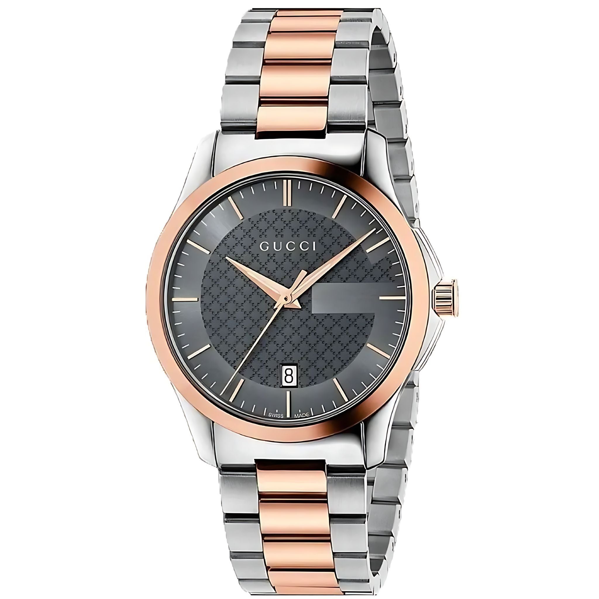 Gucci G-Timeless Herrenuhr aus Edelstahl Model YA126446