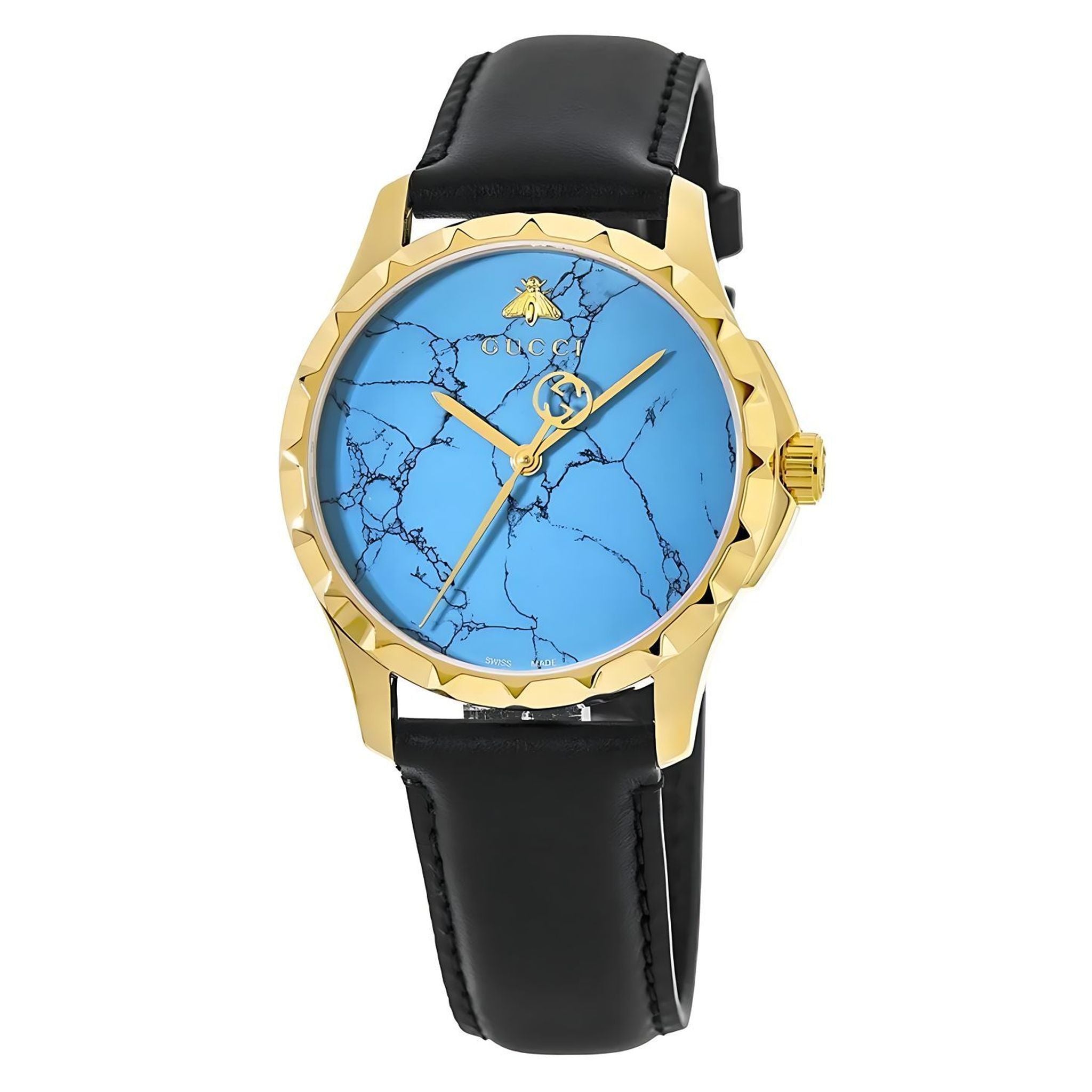 Gucci G-Timeless Herrenuhr aus Edelstahl Model YA126462