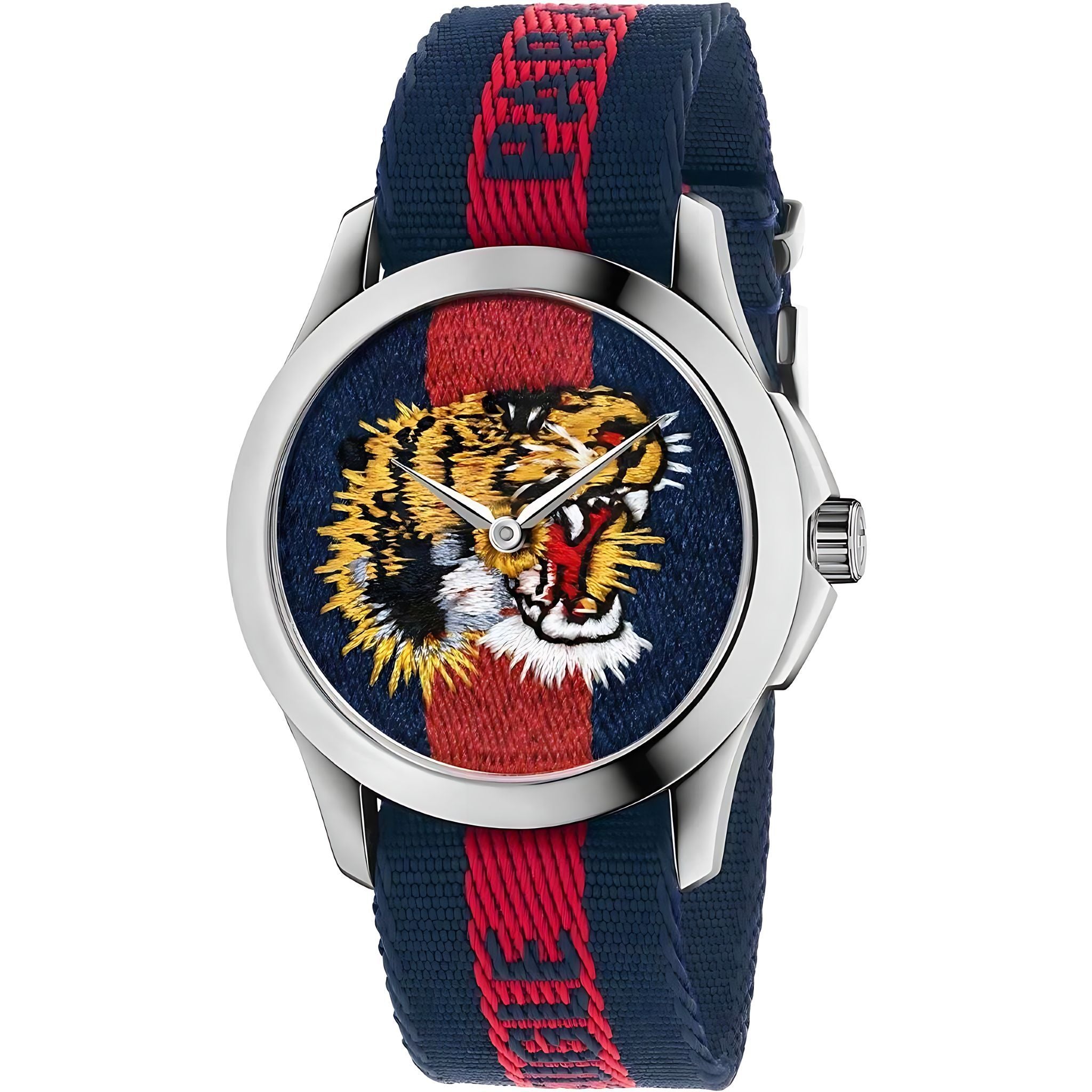 Gucci G-Timeless Herrenuhr aus Edelstahl Model YA126495